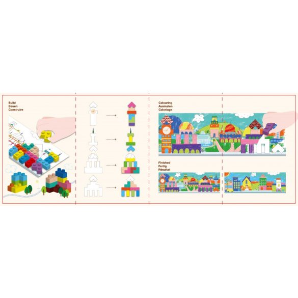 Construiți și desenați -kit creativ de dezvoltare, Clădiri Avenir