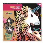 Tehnica Scratch Art Unicornul fermecator Avenir