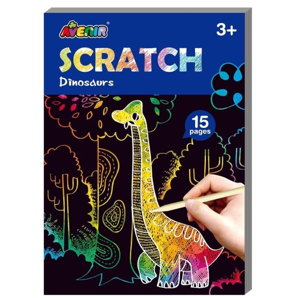 Carte Scratch  Art mini Dinozauri Avenir