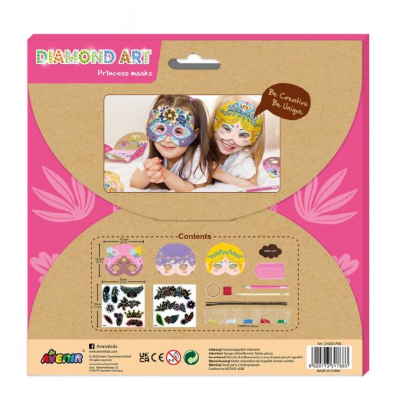 Prințesă mască făcând kitul Avenir Kids