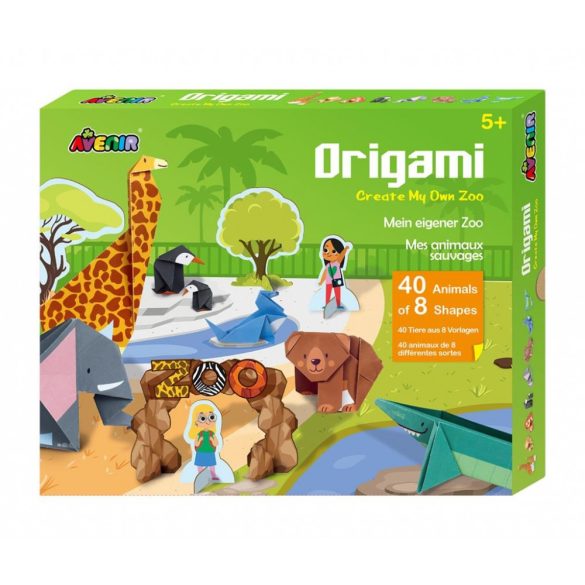 Origami de animale,În grădina zoologică Avenir