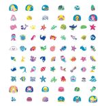 Set mare de autocolante pentru unghii, Ocean Avenir