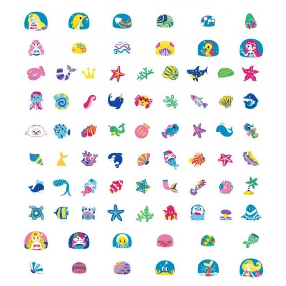 Set mare de autocolante pentru unghii, Ocean Avenir