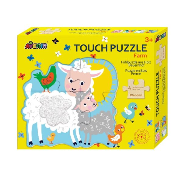 Puzzle din lemn, Animale domestice Avenir