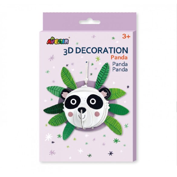 Puzzle decoratie 3D, Panda Avenir