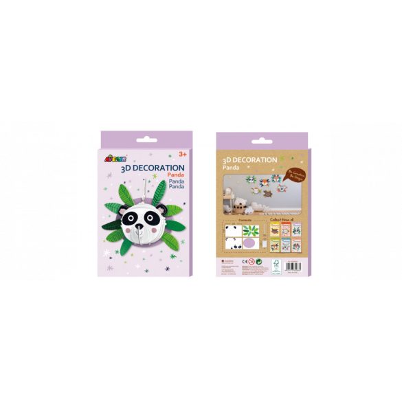 Puzzle decoratie 3D, Panda Avenir