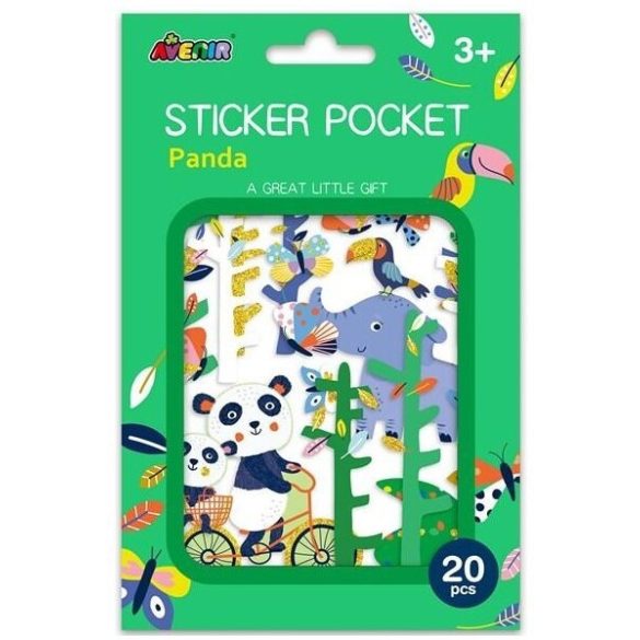 Abtibilduri/Stickere 20 bucati Panda Avenir