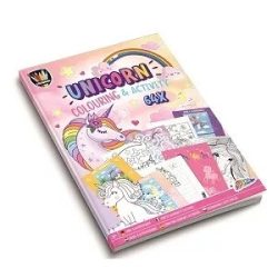Carte de activități și de colorat, Unicorni Grafix