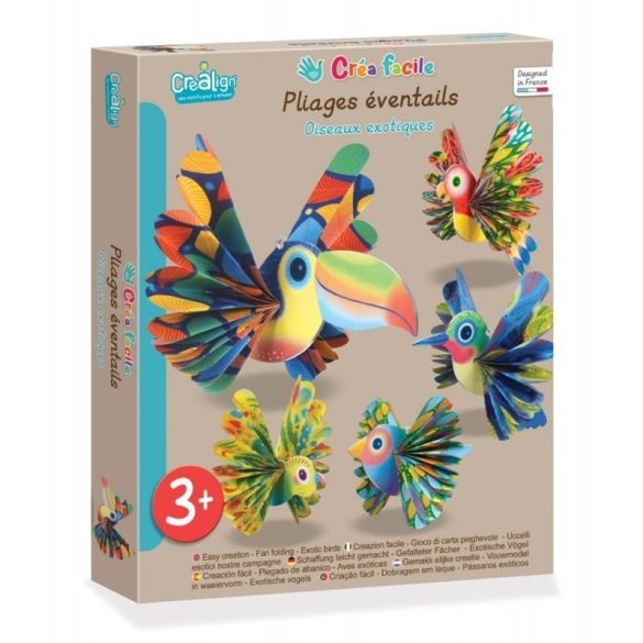 Set Origami-Păsări exotice CreaLign