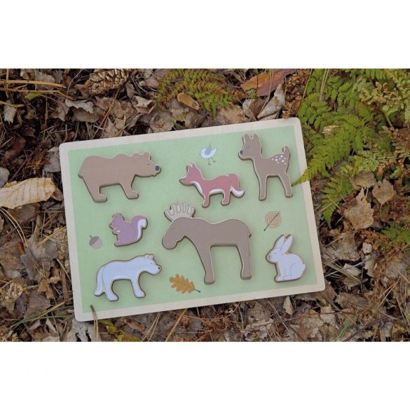Puzzle din lemn Animale din pădure Jabadabado