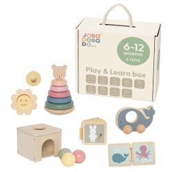   Pachet de jocuri de dezvoltare Montessori pentru bebeluși cu vârsta cuprinsă între 6-12 luni Jabadabado