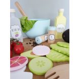 Set de praparat salate din lemn Jabadabado