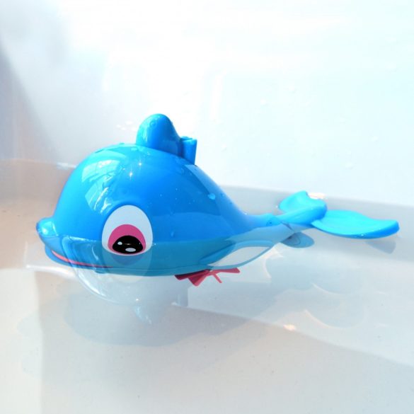 Delfin retractabil, joc rulant, si de baie, Magni