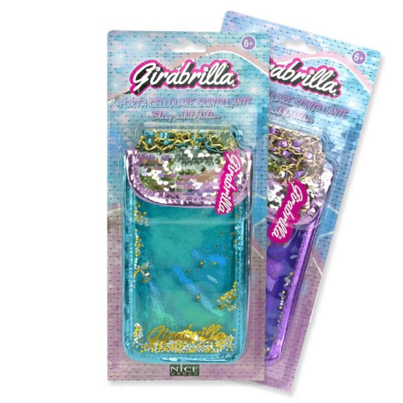 Suport pentru telefon mobil Girabrilla cu paiete, 2 culori Nice Group