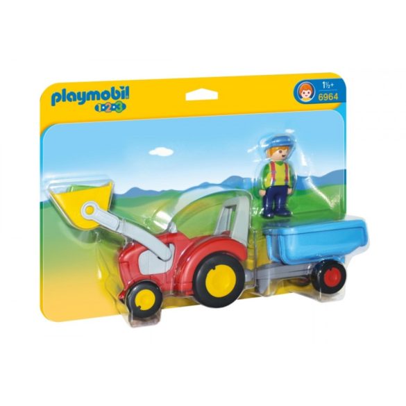 Unchiul Pali pe tractor 6964 Playmobil