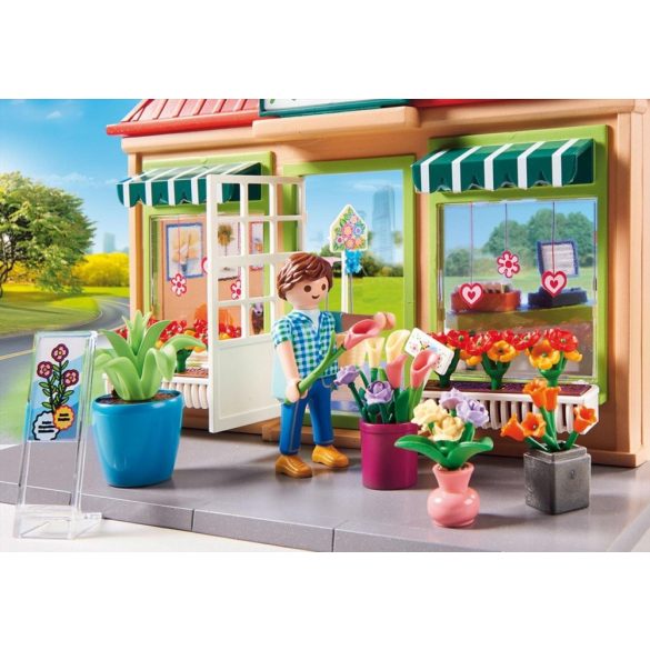 Magazin de flori din micul oraș 70016 Playmobil City Life
