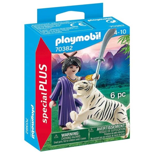 Războinic asiatic cu tigru Playmobil 70382