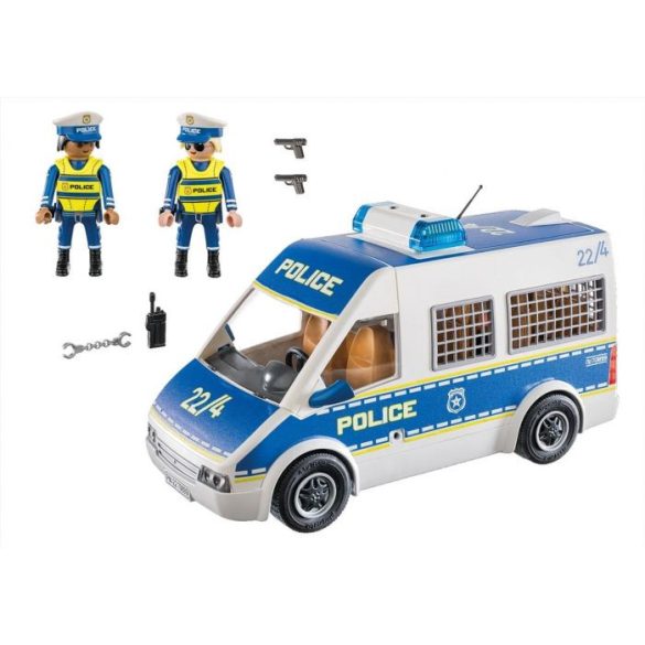 Dubă de poliție cu lumină și sunet Playmobil 70899